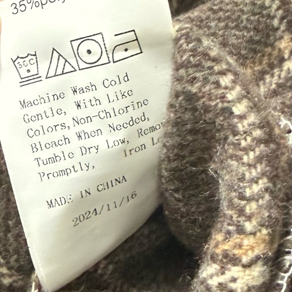 Baby Girl Plaid Long-Sleeve Dress, Size 6–12M (NWOT) - Picture 6 of 7